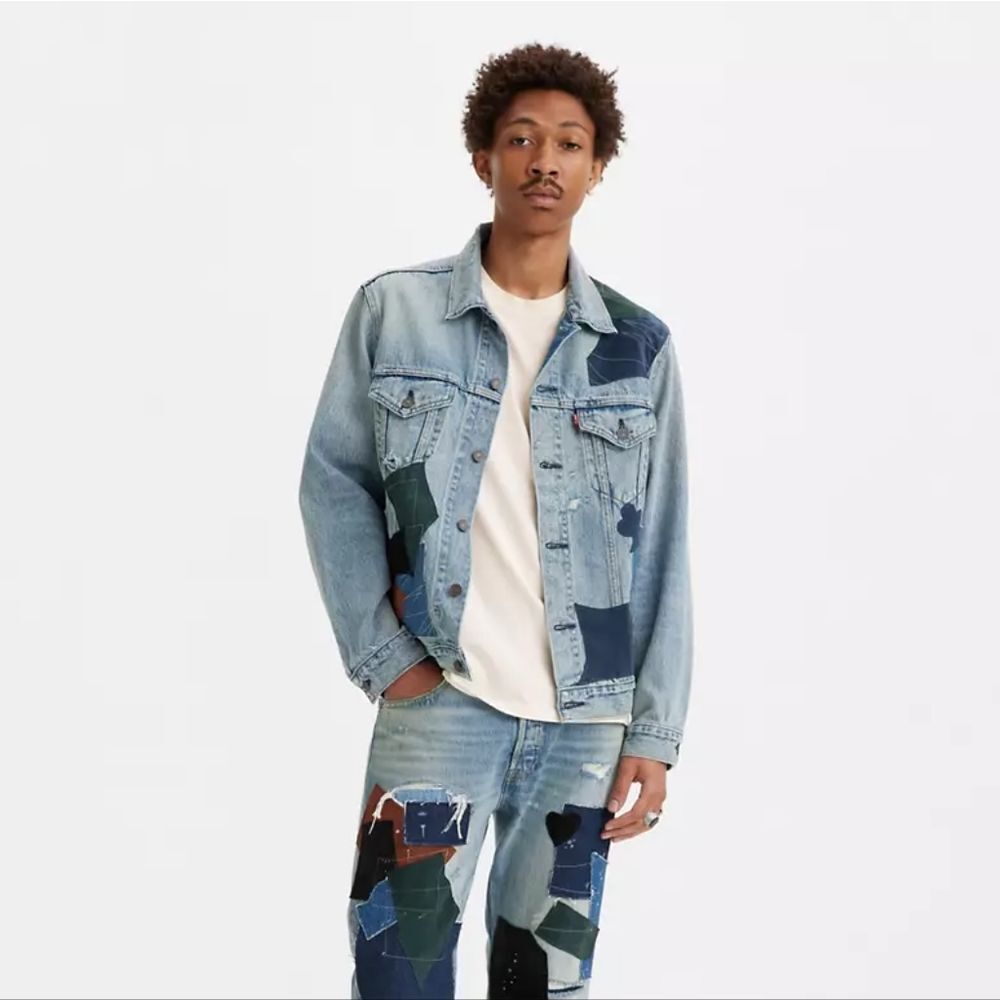 Levi's Premium Vintage Relaxed Fit Trucker Jacket size‎ smalll - Picture 13 of 13